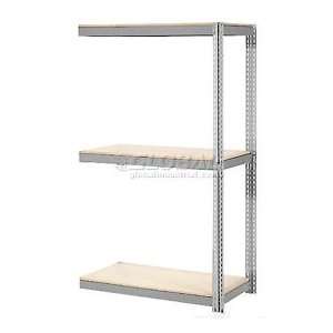 Expandable Add On Rack 60x48x84 Gray With 3 Level Wood Deck 1000lb Cap 