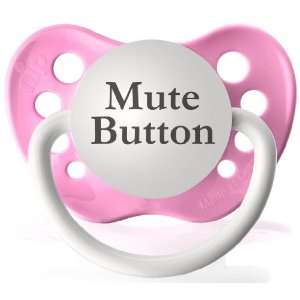  Mute Button (Pink)   Expression Pacifier 