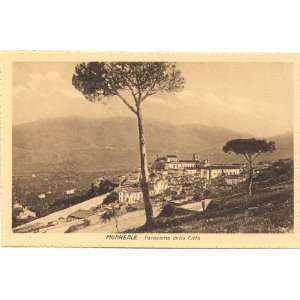  1920s Vintage Postcard Panoramic View of Monreale Italy 