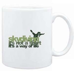  Mug White  Skydiving WAY OF LIFE Skydiving  Sports 