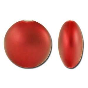  18mm Red Disc shaped Acrylic Beads Arts, Crafts & Sewing