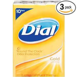  Dial Gold Antibacterial Soap Bar, 4 Ounce Bars, 10 Count 