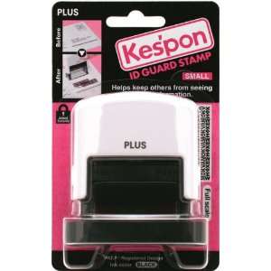  New Kespon Small ID Guard Stamp White Case Pack 1 