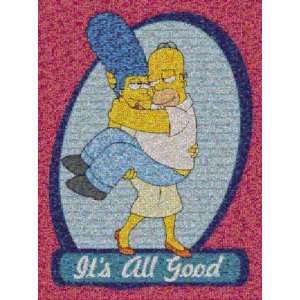   Photomosaic Jigsaw Puzzle Featuring Homer and Marge Toys & Games