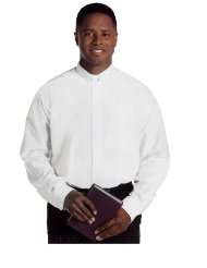Mens Tab Collar Clergy Shirt White 15 15 1/2 33 34