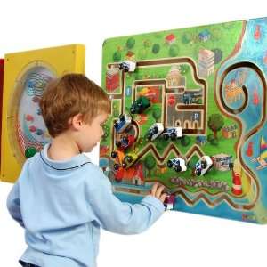  Wall Board Children enjoy moving wooden vehicles cars car vehicle 