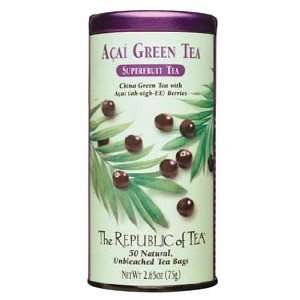  Acai Green Tea Superfruit Tea 50 Bags Health & Personal 