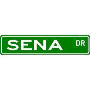SENA Street Sign ~ Family Lastname Sign ~ Gameroom, Basement, Garage 