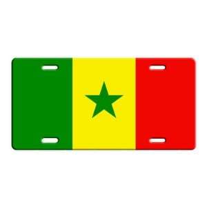  Senegal Flag License Plate 