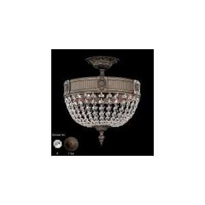 American Brass and Crystal FM8001 S GT 11S Valencia 6 Light Flush 