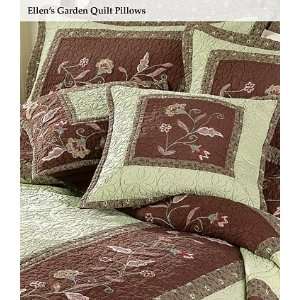  Ellens Garden Solid Center Cotton Pillow