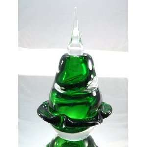   Design Glass Emerald Flame Perfume Bottle PV 0211 
