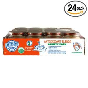 Earths Best Baby Food Variety Pack, 4 Ounce Jars (Pack of 24)  