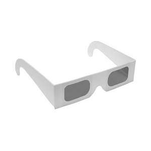  04101    Polarized 3D Glasses   White Frame Electronics