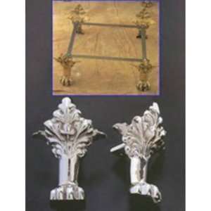  Sign of the Crab P0037N Polished Nickel Set of 4 Tub Legs 