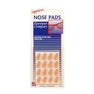  Optico Nose Pads Small  Peach Color   16 Pads Health 