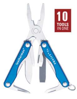   Sale   Leatherman 80040003K Squirt P4 Glacier Blue Multitool with