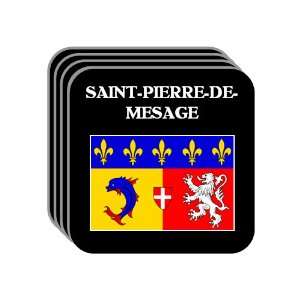 Rhone Alpes   SAINT PIERRE DE MESAGE Set of 4 Mini Mousepad Coasters