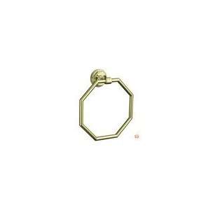  Pinstripe K 13112 AF Towel Ring, Vibrant French Gold