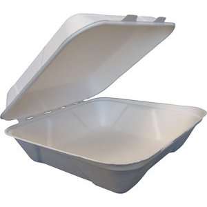 Green Wave TW BOO 011 9 x 9 x 3 Microwavable Biodegradable Take Out 