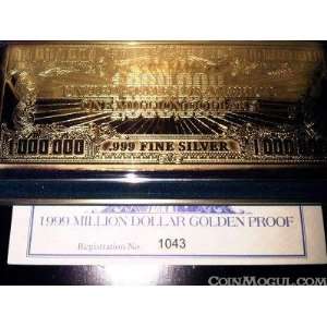  1,000,000 Silver Bar 4 oz 