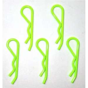  BODY CLIP 1/8   FLUORESCENT YELLOW   5PCS. Everything 