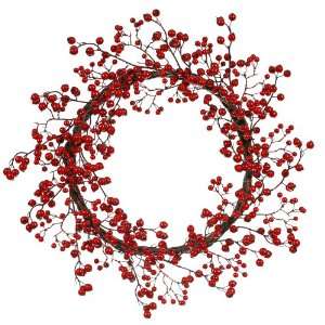  Vickerman P101222 22 in. Red Mixed Berry Wreath Outdoor 