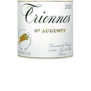  2005 Triennes Vin de Pays du Var St Auguste 750ml Grocery 