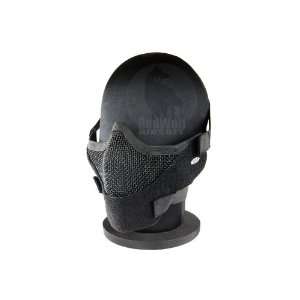 TMC Spartan Mesh Half Face Mask (Black) 