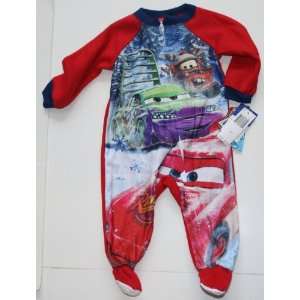  Disney Pixar Cars Baby/Infant 1 Piece Footed Pajama   Size 
