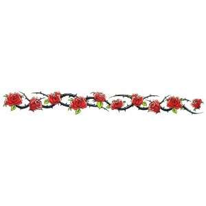  Tribal Roses 12 Arm Accent Temporary Tattoo Body Art 
