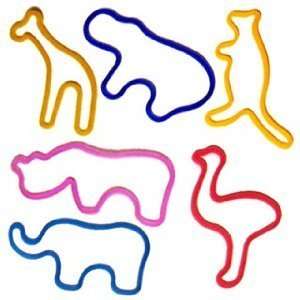  Silly Bandz Zoo Animals   48 Pack Toys & Games