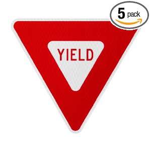 Elderlee, Inc. 9036.12005 Yield Sign, MUTCD R1 2 .100 Aluminum, 36 x 