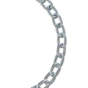  Koch A12921 2/0 by 10 Feet Passing Link Chain, Zinc Plated 