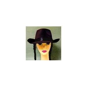  Black Fedora With Braids Toys & Games
