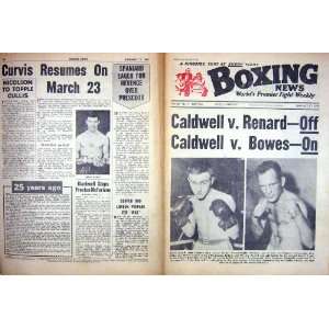   BOXING 1964 CALDWELL RENARD CURVIS SEAMON FLORIO LEWIS