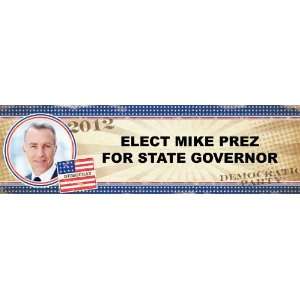  Democrat Patriotic Personalized Photo Banner Medium 24 x 