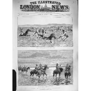  1884 WAR SOUDAN RECONNAISSANCE TOKAR HORSES SOLDIERS
