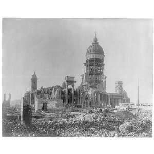   City Hall Ruins,San Francisco Earthquake,1906,Blumberg
