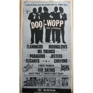  Vintage Doo Wopp At The Garden Poster 1980 Everything 