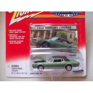  Johnny Lightning Muscle Cars USA 1968 Mercury Cougar Toys 