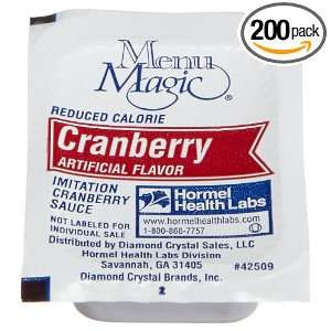 Hormel Menu Magic Reduced Cals Cranberry Sauce Portion Pack 200 Case 