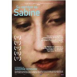    Her Name Is Sabine Poster Movie Spanish 27x40