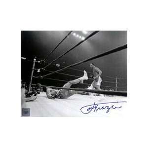  Joe Frazier Autographed Ali/Frazier Knockdown II 8 x 10 