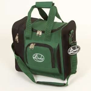 Linds Deluxe Single Tote Bowling Bag  Black/Green Sports 