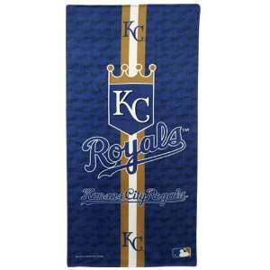   Royals 30 x 60 Royal Blue Team Stripe Beach Towel
