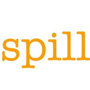 spill Giant Word Wall Sticker 