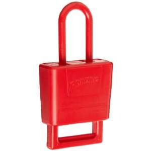 Brady Nonconductive Plastic Lockout Hasp, Red  Industrial 