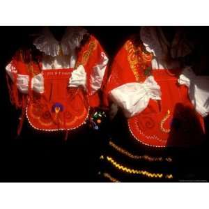  Red Cultural Costumes For Sale, Barcelos Market, Portugal 