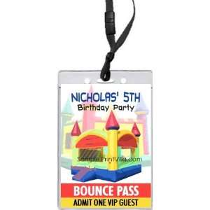  Bounce House VIP Pass Invitation
